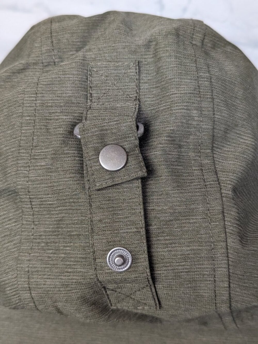 Columbia Omni-Heat Belted Winter Jacket with Faux Fur Hood Size Small Moss Green - Picture 9 of 9